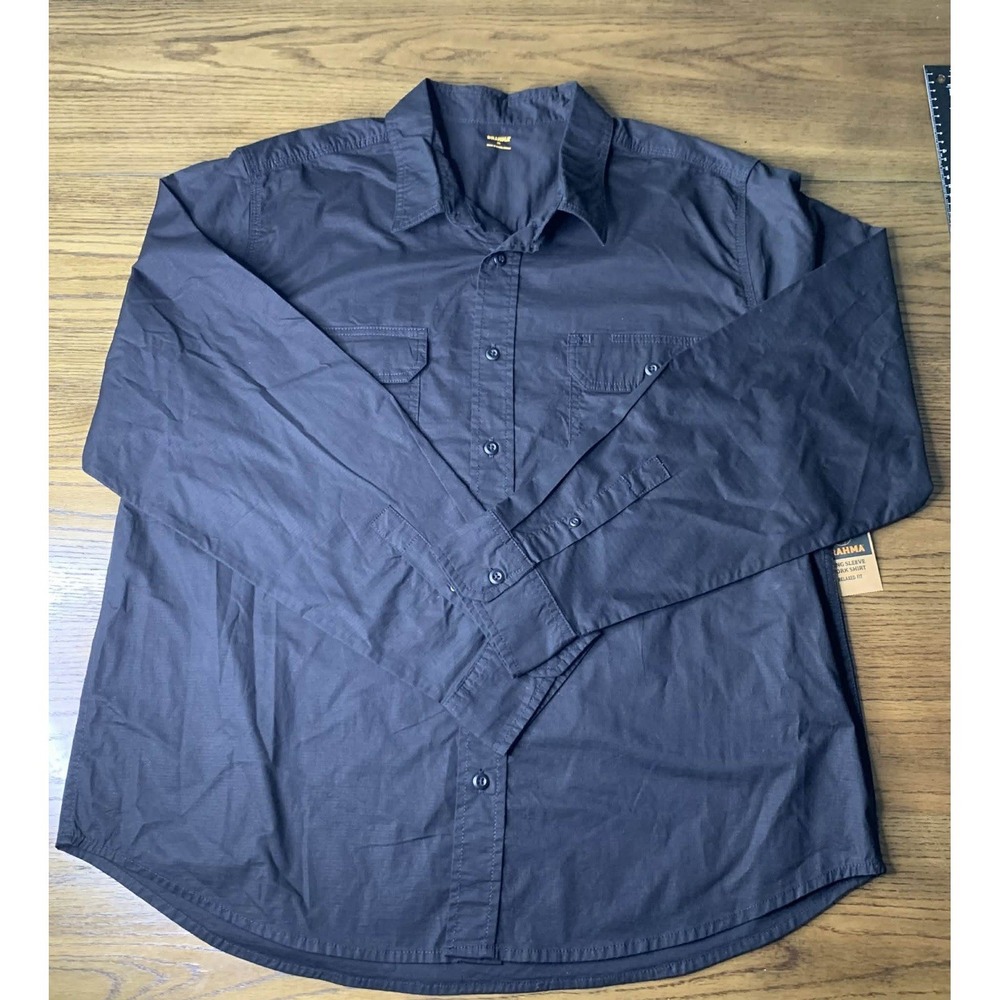 Brahma Men's Long Sleeve Work Shirt Relaxed Fit
